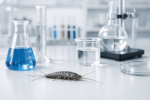 Skægkræ kan optræde de mærkeligste steder. Blandt andet på patologiafdeling på et sjællandsk hospital.